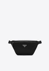 Prada Triangle Logo Re-Nylon Belt Bag Black 2VL033OOM2DMH/P_PRADA-F0002