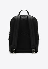 Prada Re-Nylon Triangle Logo Backpack Black 2VZ104OOO2DMG/P_PRADA-F0002