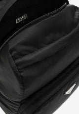 Prada Re-Nylon Triangle Logo Backpack Black 2VZ104OOO2DMG/P_PRADA-F0002