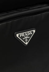 Prada Re-Nylon Triangle Logo Backpack Black 2VZ104OOO2DMG/P_PRADA-F0002