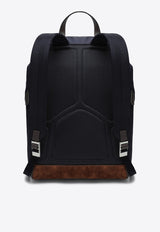 Prada Triangle Logo Re-Nylon and Leather Backpack Blue 2VZ135HYF384/Q_PRADA-F0C1B