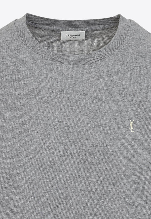 Embroidered Cassandre Logo T-shirt