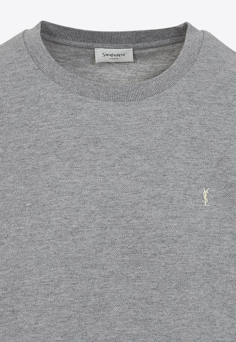 Embroidered Cassandre Logo T-shirt