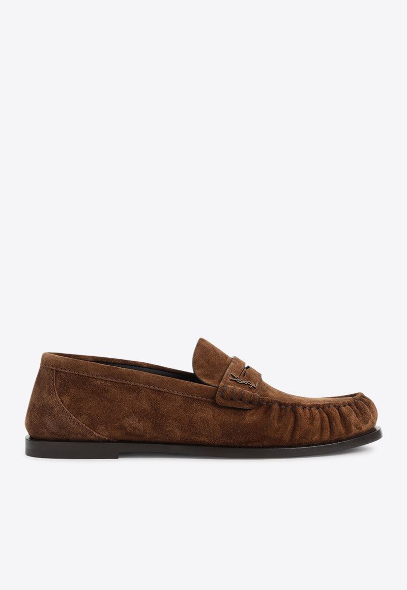 Cassandre Penny Suede Loafers