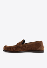 Cassandre Penny Suede Loafers