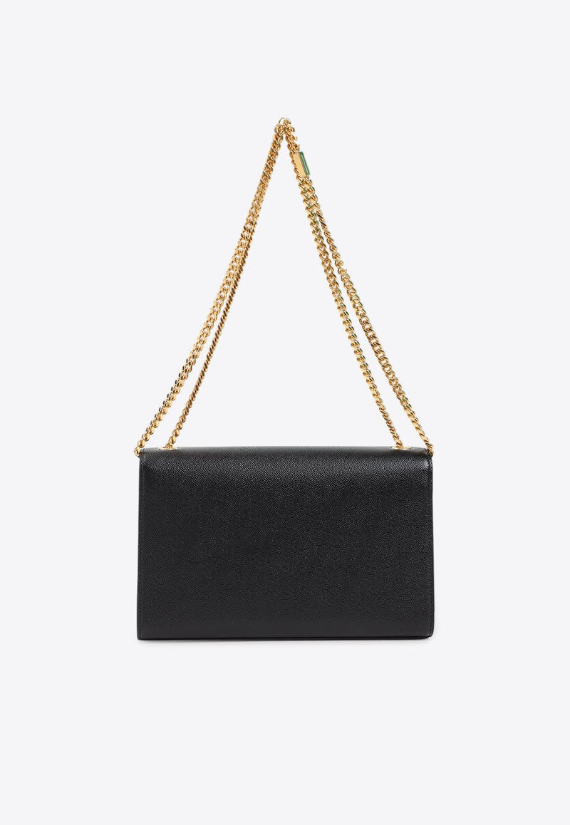 Medium Kate Saffiano Leather Crossbody Bag