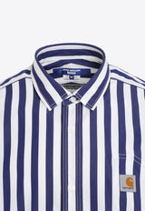 X Carhartt Striped Short-Sleeved Shirt