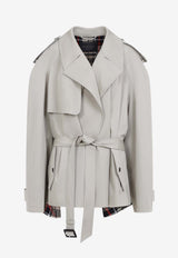 Cropped Trench Coat