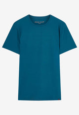 Derek Rose Basel Micro Modal T-shirt Blue 3048-BASE017BLUBLUE