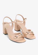 Lady Horsebit 80 Leather Sandals