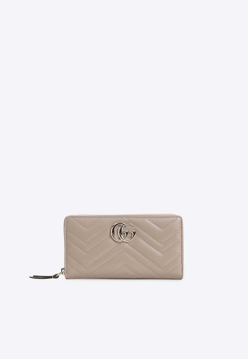 GG Logo Quilted Leather Wallet