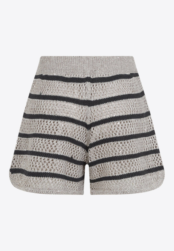 Striped Knit Short