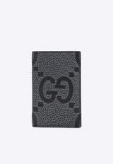 GG Logo Grained Leather Cardholder