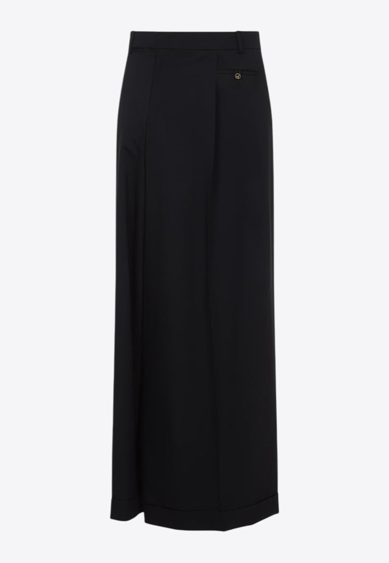 Pleated Maxi Skirt