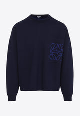 Anagram Embroidered Sweater