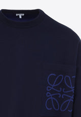 Anagram Embroidered Sweater