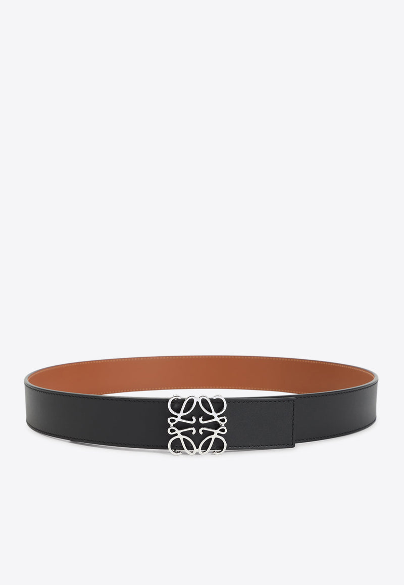 Reversible Anagram Leather Belt