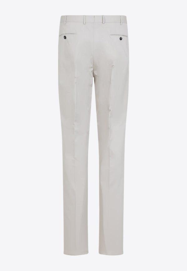 Slim-Fit Tailored Pants