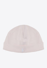 Polo Ralph Lauren Kids Babies Logo Embroidered Beanie Pink 310552454002CO/P_POLOR-DP