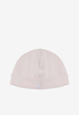 Polo Ralph Lauren Logo Embroidered Beanie Pink 310552454CO/Q_POLOR-DP