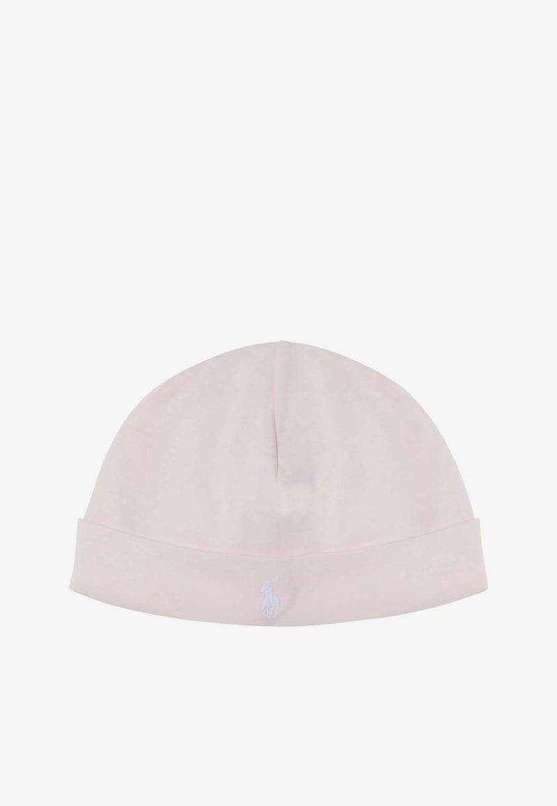 Polo Ralph Lauren Logo Embroidered Beanie Pink 310552454CO/Q_POLOR-DP