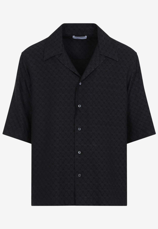 Jacquard Short-Sleeved Shirt