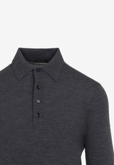 Wool Polo Sweater