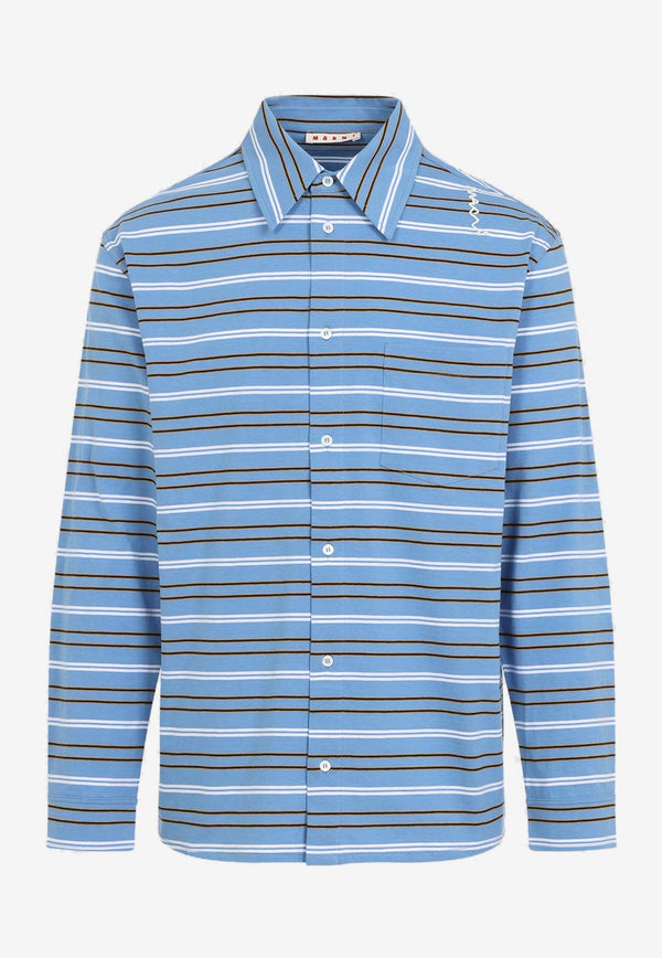 Striped Long-Sleeved Shirt