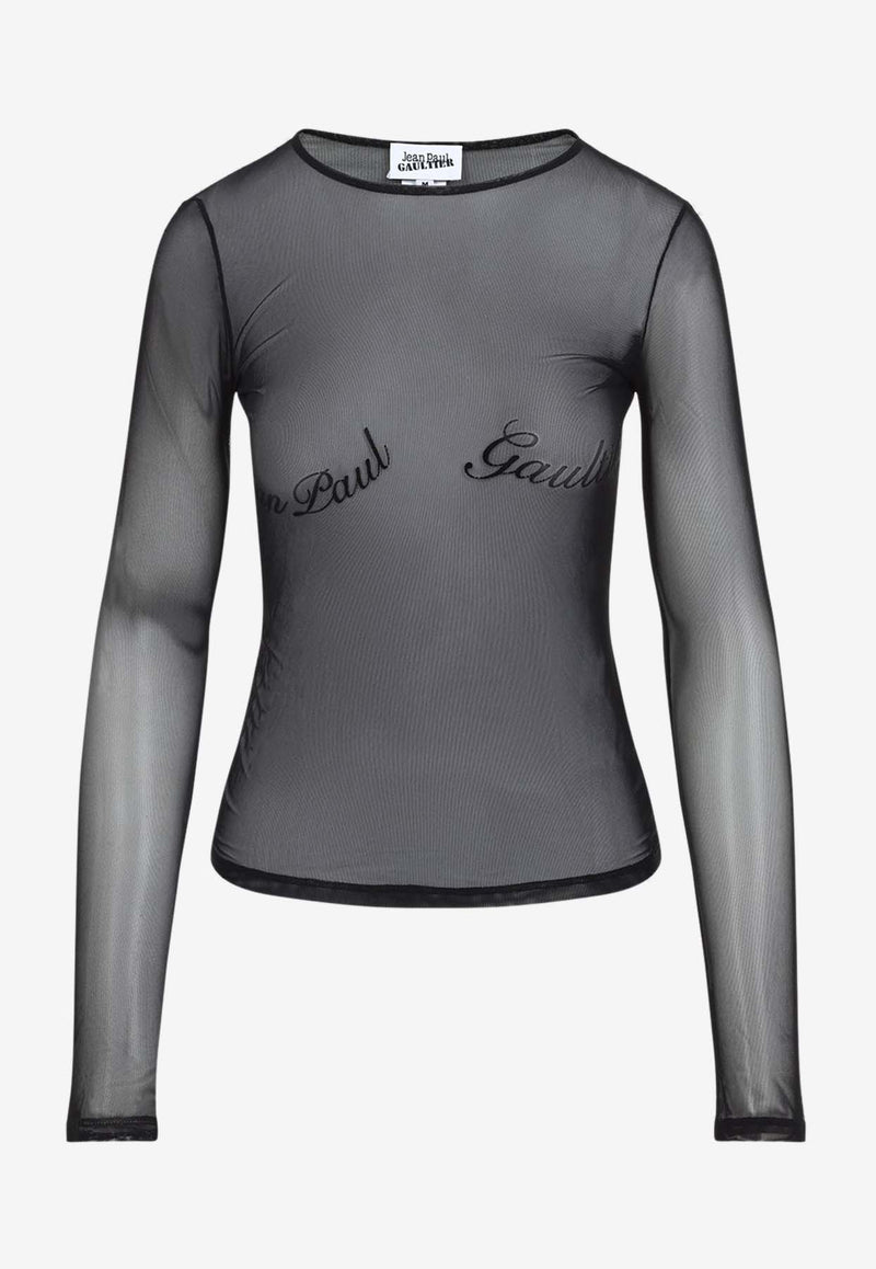 Logo Mesh Top