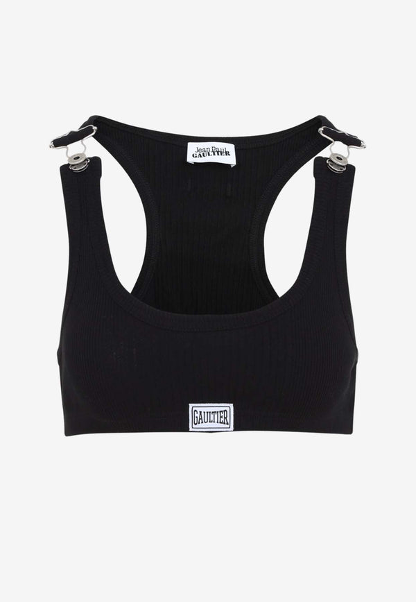 Logo Patch Crop Tank Top