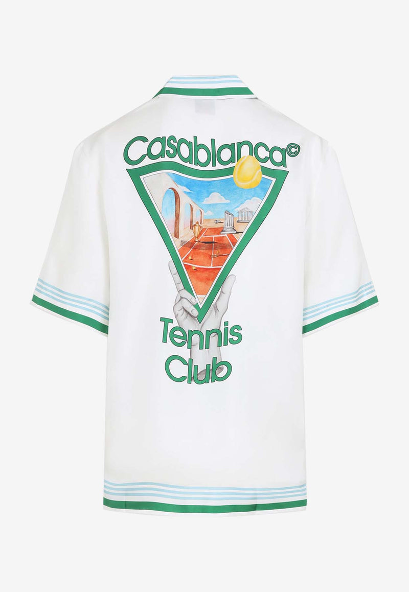 Metaphysical Tennis Icon Print Shirt