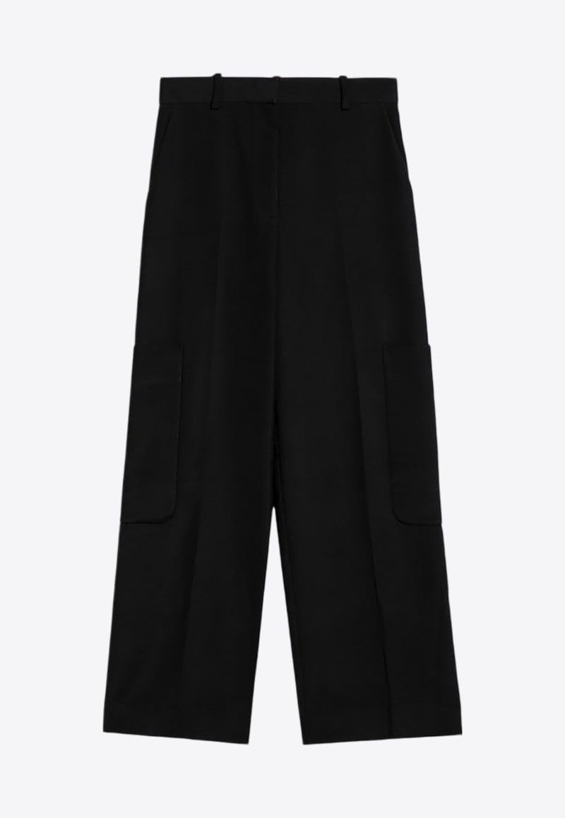 Khaite Caiton High-Waist Tailored Pants Black 31464092W4092/P_KHAIT-200