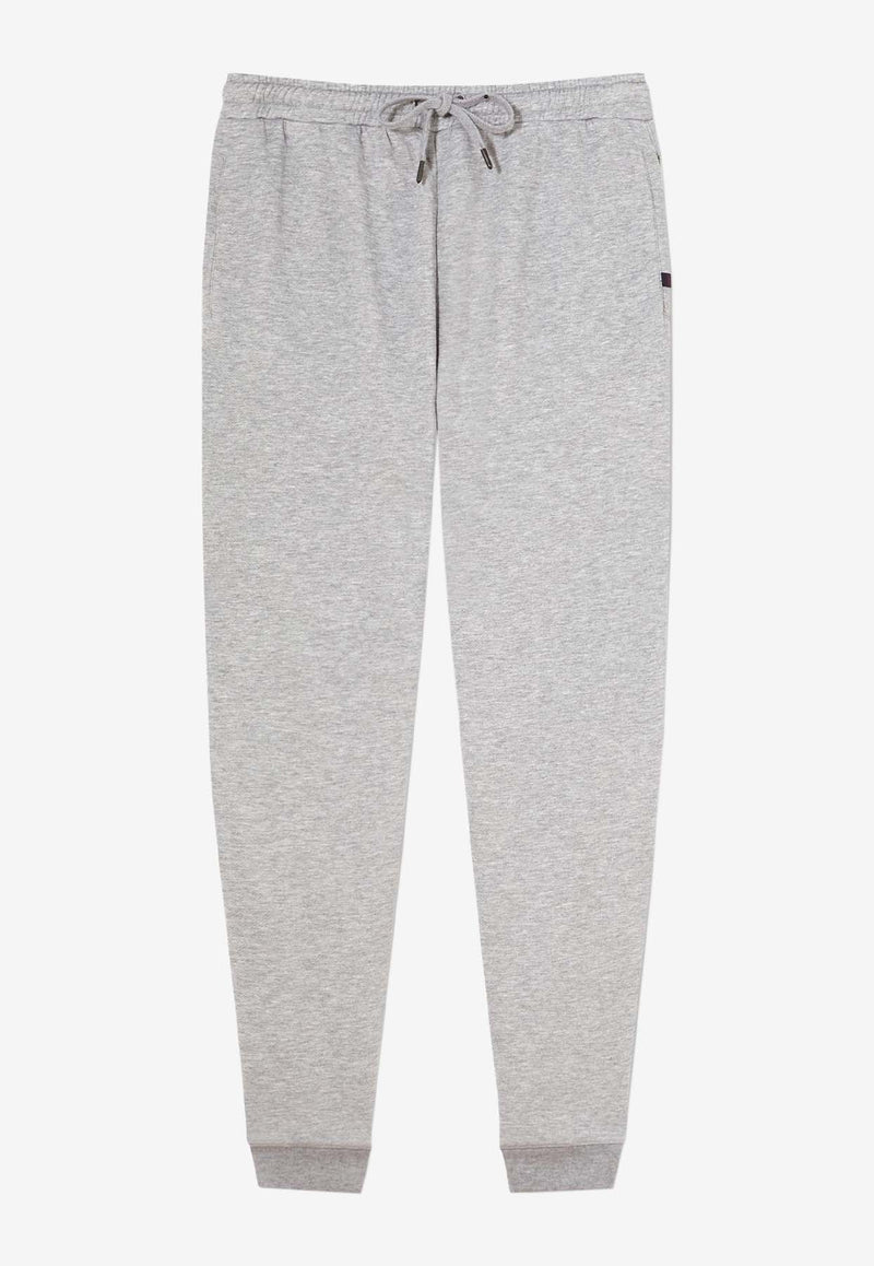 Derek Rose Quinn Drawstring Track Pants Gray 3173-QUIN001SILGREY