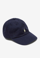 Polo Ralph Lauren Kids Babies Logo Embroidered Baseball Cap Blue 320552489CO/Q_POLOR-NN