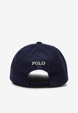 Polo Ralph Lauren Kids Babies Logo Embroidered Baseball Cap Blue 320552489CO/Q_POLOR-NN