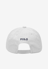 Polo Ralph Lauren Kids Babies Logo Embroidered Baseball Cap White 320552489CO/Q_POLOR-WHT