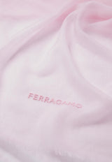 Salvatore Ferragamo Light Cashmere Shawl 320622 ST NUVOLANEW 762081 BUBBLE GUM Pink