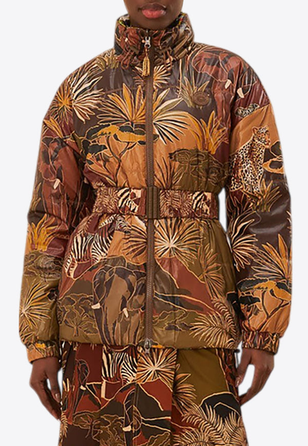 Farm Rio Savana Dream Reversible Puffer Jacket Multicolor 331126MULTICOLOUR