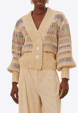 Farm Rio Bold Stitch Knitted Cardigan Multicolor 331659MULTICOLOUR