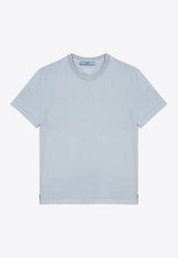 Prada Essential Crewneck T-shirt Light Blue 3548BOOO145S/P_PRADA-F0M10