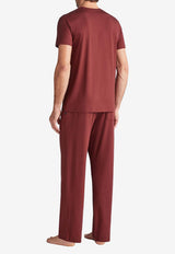 Derek Rose Basel Stretch Pants Burgundy 3558-BASE017BURBURGUNDY