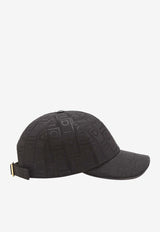 Salvatore Ferragamo Gancini Monogram Baseball Cap Black 360771 BAS MONOGRAM 776234 NERO