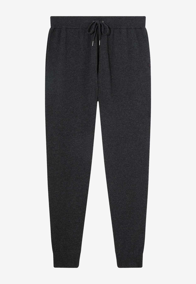 Derek Rose Finley Cashmere Track Pants Charcoal 3615-FINL010CHACHARCOAL