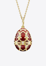 Fabergé Heritage Strawberry Surprise Locket Necklace in 18-karat Yellow Gold with Diamonds Gold 3639/2