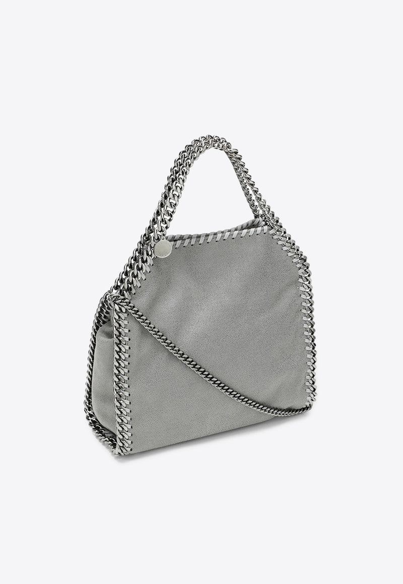 Stella McCartney Mini Falabella Logo-Charm Tote Bag Gray 371223W9132/P_STELL-1220