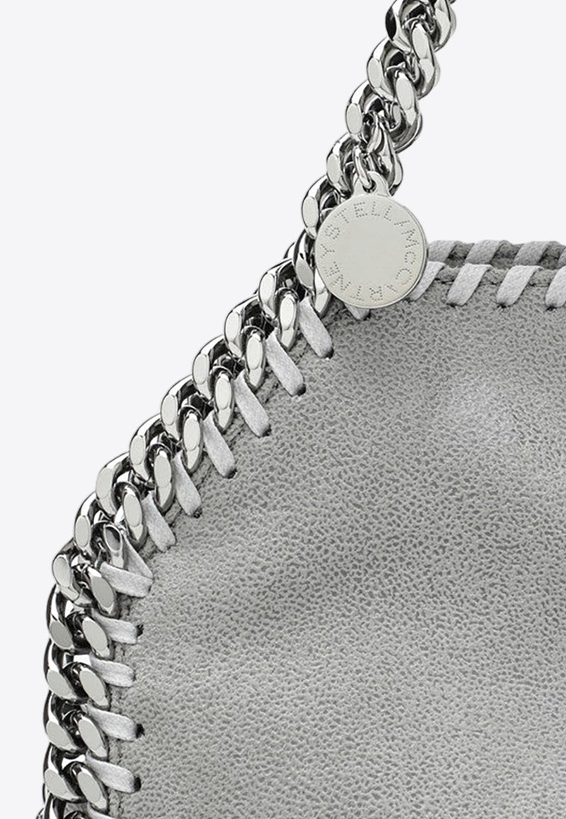 Stella McCartney Mini Falabella Logo-Charm Tote Bag Gray 371223W9132/P_STELL-1220