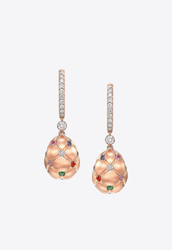 Fabergé Treillage Gemstone Drop Earrings in 18-karat Rose Gold Rose Gold 378EA1250