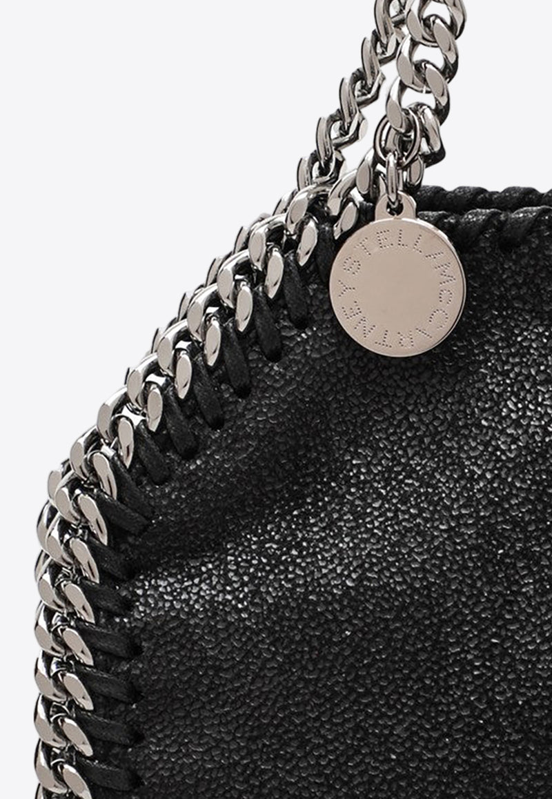 Stella McCartney Tiny Falabella Logo-Charm Tote Bag Black 391698W9132/P_STELL-1000