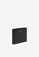 Saint Laurent Paris East/West Wallet in Grained Leather  Black 396307BTY0N/O_YSL-1000