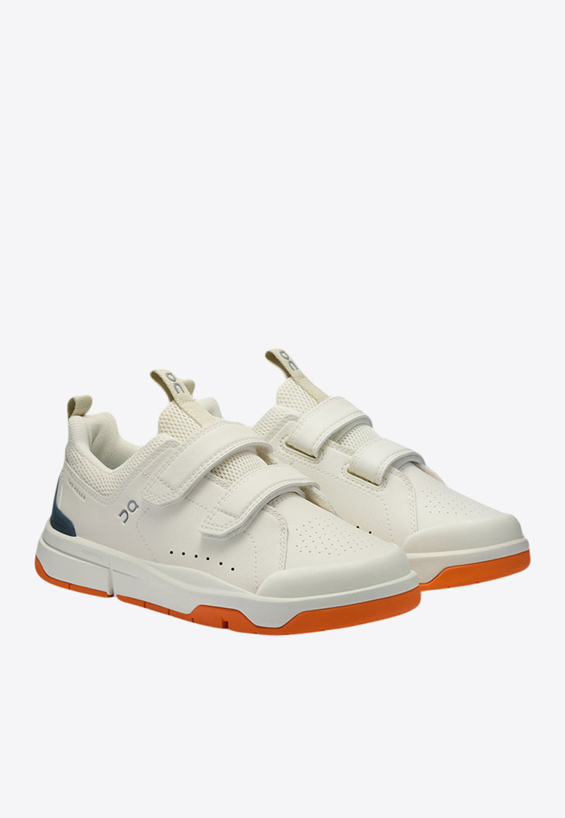 On Running Kids Boys Roger Low-Top Sneakers White 3KE10012602ORANGE